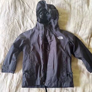 The North Face Kids Black Raincoat